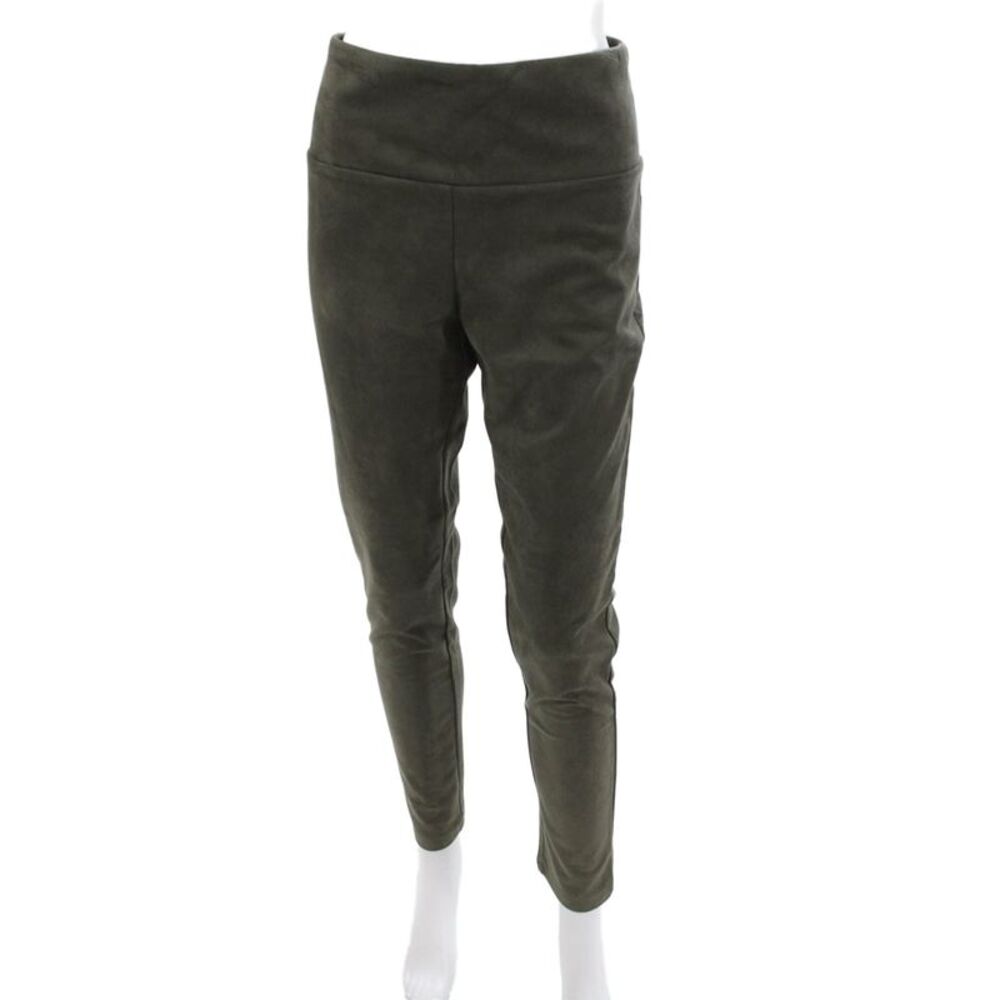 J. Mclaughlin Womens Ankle Leggings Green 90% Polyester Size L